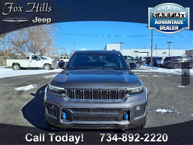 Used 2022 Jeep Grand Cherokee Overland 4xe with VIN 1C4RJYD60N8756048 for sale in Plymouth, MI