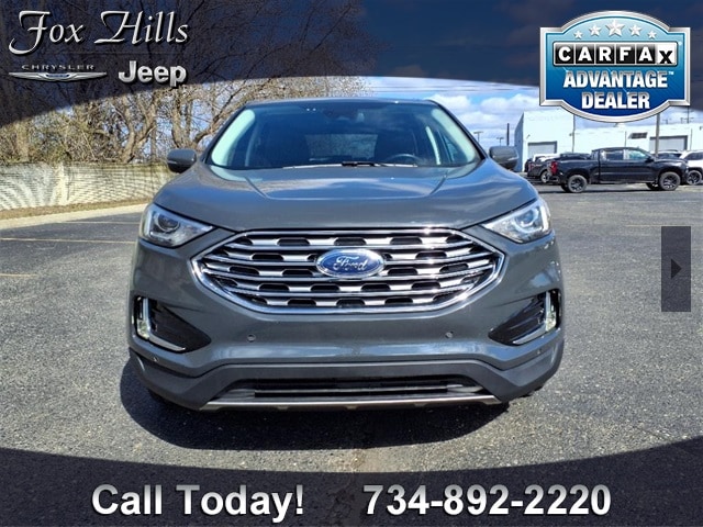 Used 2021 Ford Edge Titanium with VIN 2FMPK4K9XMBA16007 for sale in Plymouth, MI