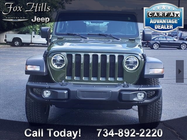 Certified 2021 Jeep Wrangler Unlimited Freedom with VIN 1C4HJXDG8MW657809 for sale in Plymouth, MI