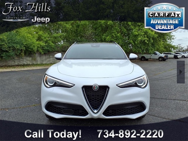 Used 2023 Alfa Romeo Stelvio Ti with VIN ZASPAKBN6P7D59071 for sale in Plymouth, MI