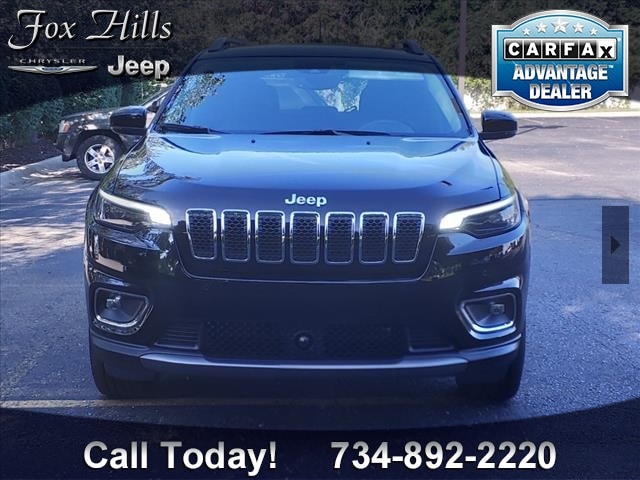 Certified 2021 Jeep Cherokee Limited with VIN 1C4PJMDX2MD231460 for sale in Plymouth, MI