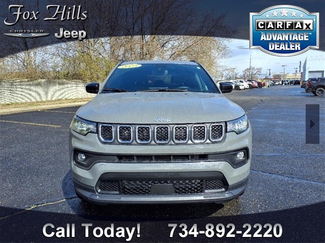Certified 2023 Jeep Compass Latitude Lux with VIN 3C4NJDFN4PT548464 for sale in Plymouth, MI