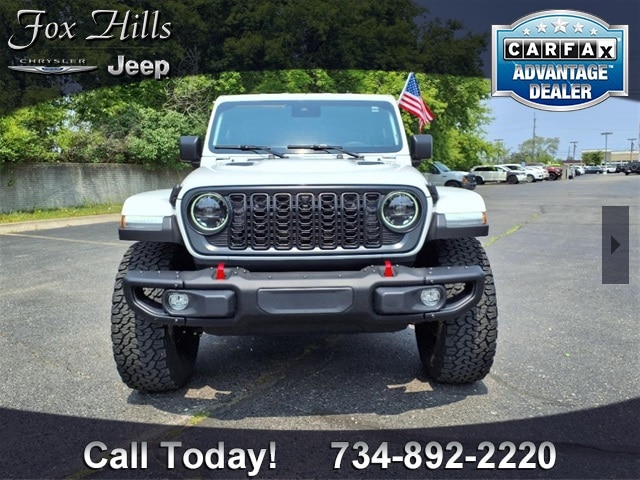 Used 2024 Jeep Wrangler 4-Door Rubicon X with VIN 1C4RJXFG6RW111874 for sale in Plymouth, MI