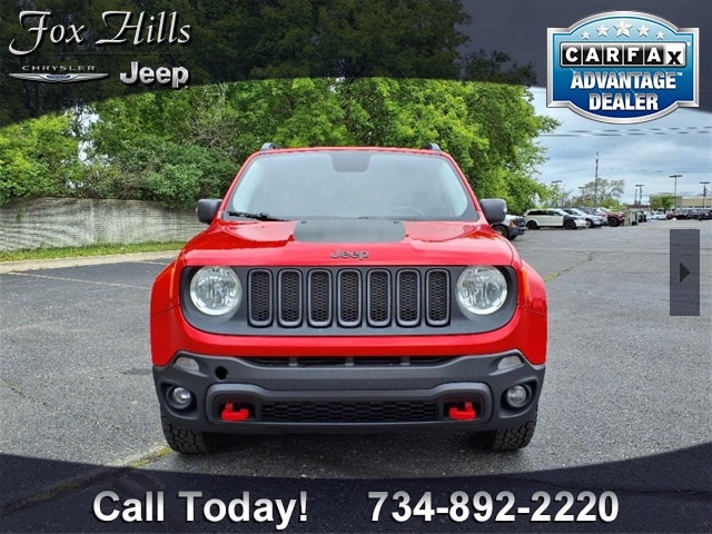 Used 2015 Jeep Renegade Trailhawk with VIN ZACCJBCT6FPB96539 for sale in Plymouth, MI