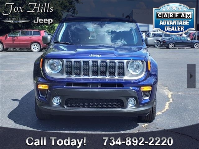 Used 2021 Jeep Renegade Limited with VIN ZACNJDD14MPM40460 for sale in Plymouth, MI