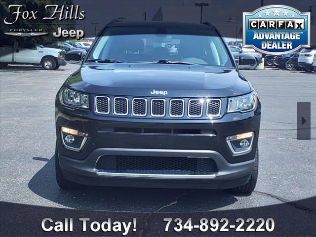 Certified 2019 Jeep Compass Limited with VIN 3C4NJDCB9KT661362 for sale in Plymouth, MI