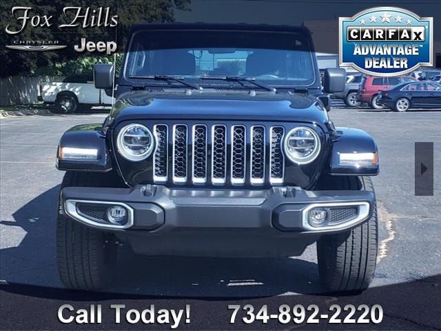 Certified 2021 Jeep Wrangler Unlimited Sahara 4XE with VIN 1C4JJXP67MW861165 for sale in Plymouth, MI