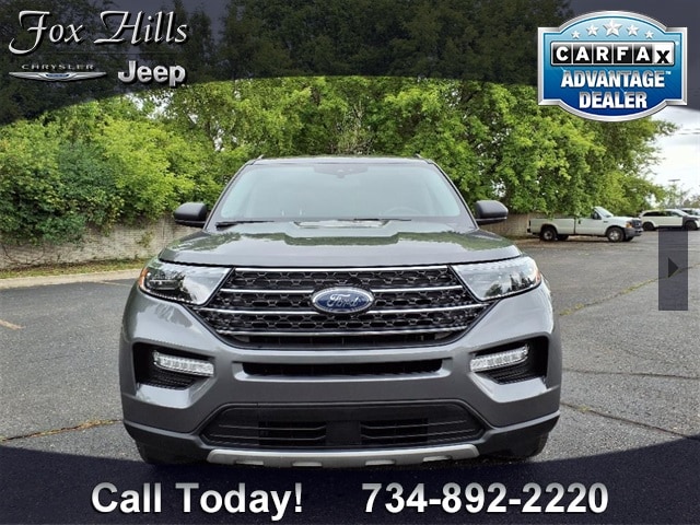 Used 2022 Ford Explorer XLT with VIN 1FMSK8DH1NGC31548 for sale in Plymouth, MI