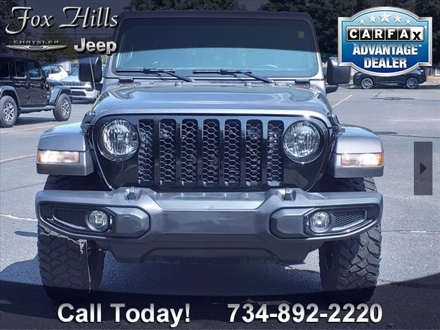 Certified 2021 Jeep Gladiator WILLYS with VIN 1C6HJTAG7ML581716 for sale in Plymouth, MI