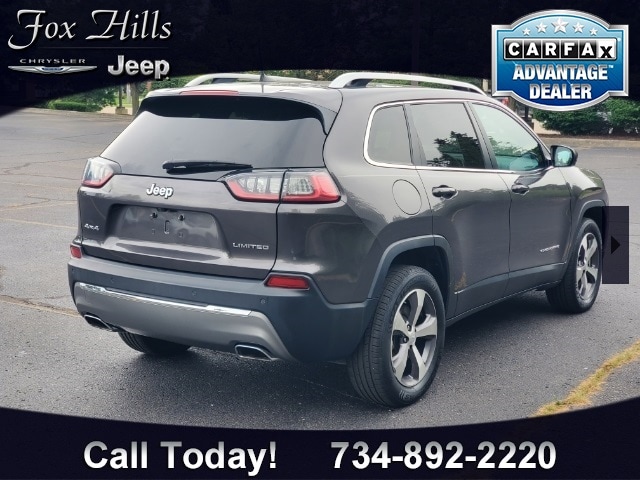 Used 2020 Jeep Cherokee Limited with VIN 1C4PJMDX0LD622489 for sale in Plymouth, MI