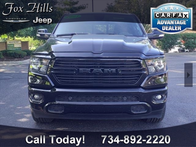 Used 2021 RAM Ram 1500 Pickup Big Horn/Lone Star with VIN 1C6SRFMT8MN798320 for sale in Plymouth, MI