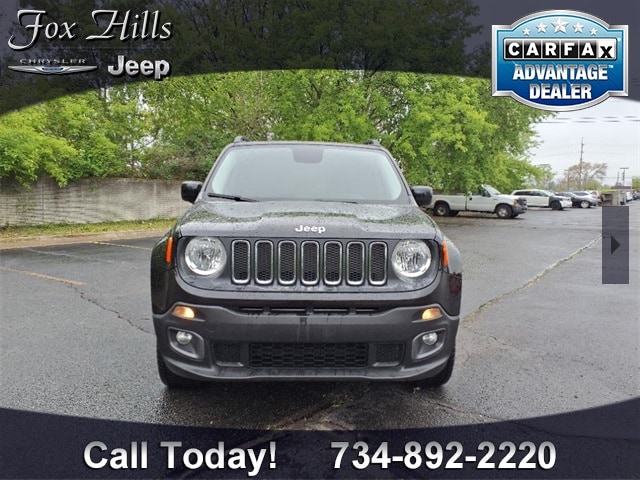 Used 2017 Jeep Renegade Latitude with VIN ZACCJBBB1HPF12327 for sale in Plymouth, MI