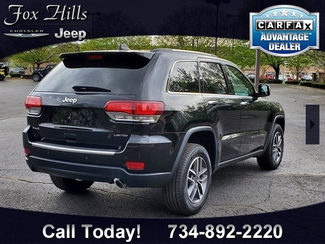 Used 2021 Jeep Grand Cherokee Limited with VIN 1C4RJFBG8MC686259 for sale in Plymouth, MI