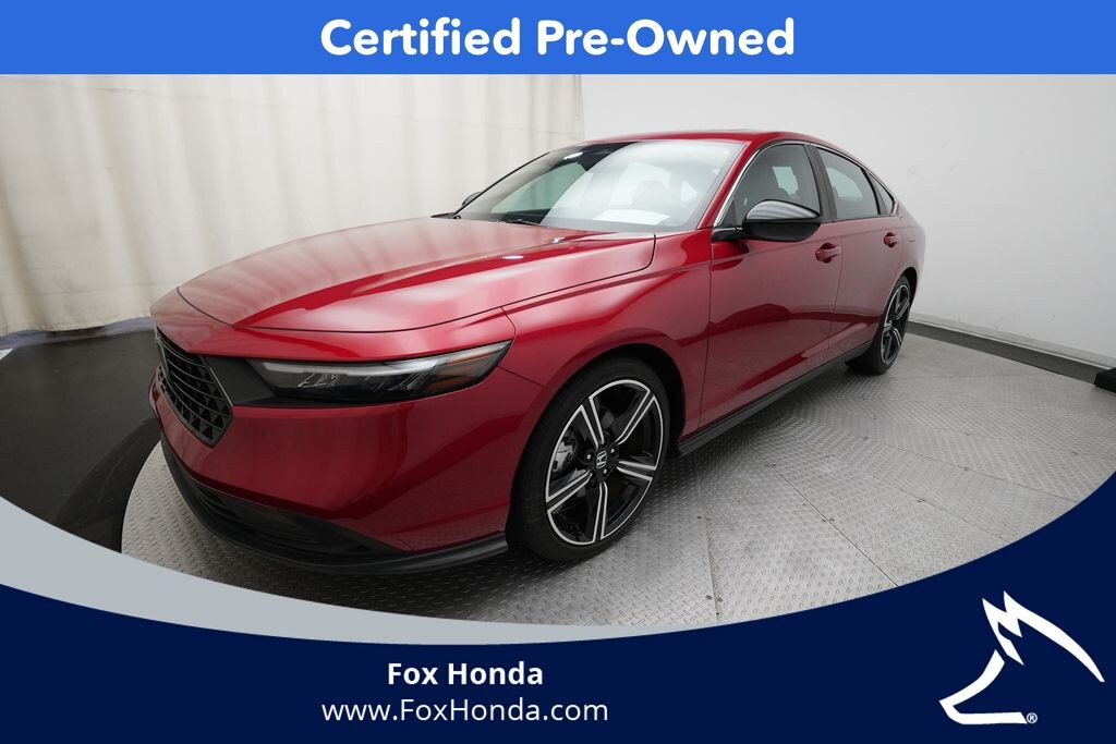 Certified 2025 Honda Accord Hybrid Sport Sedan