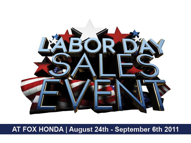 Honda Labor Day APR at Fox Honda