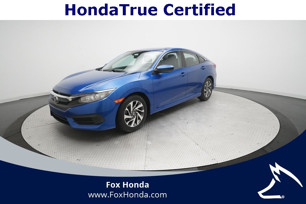 Certified 2017 Honda Civic EX Sedan