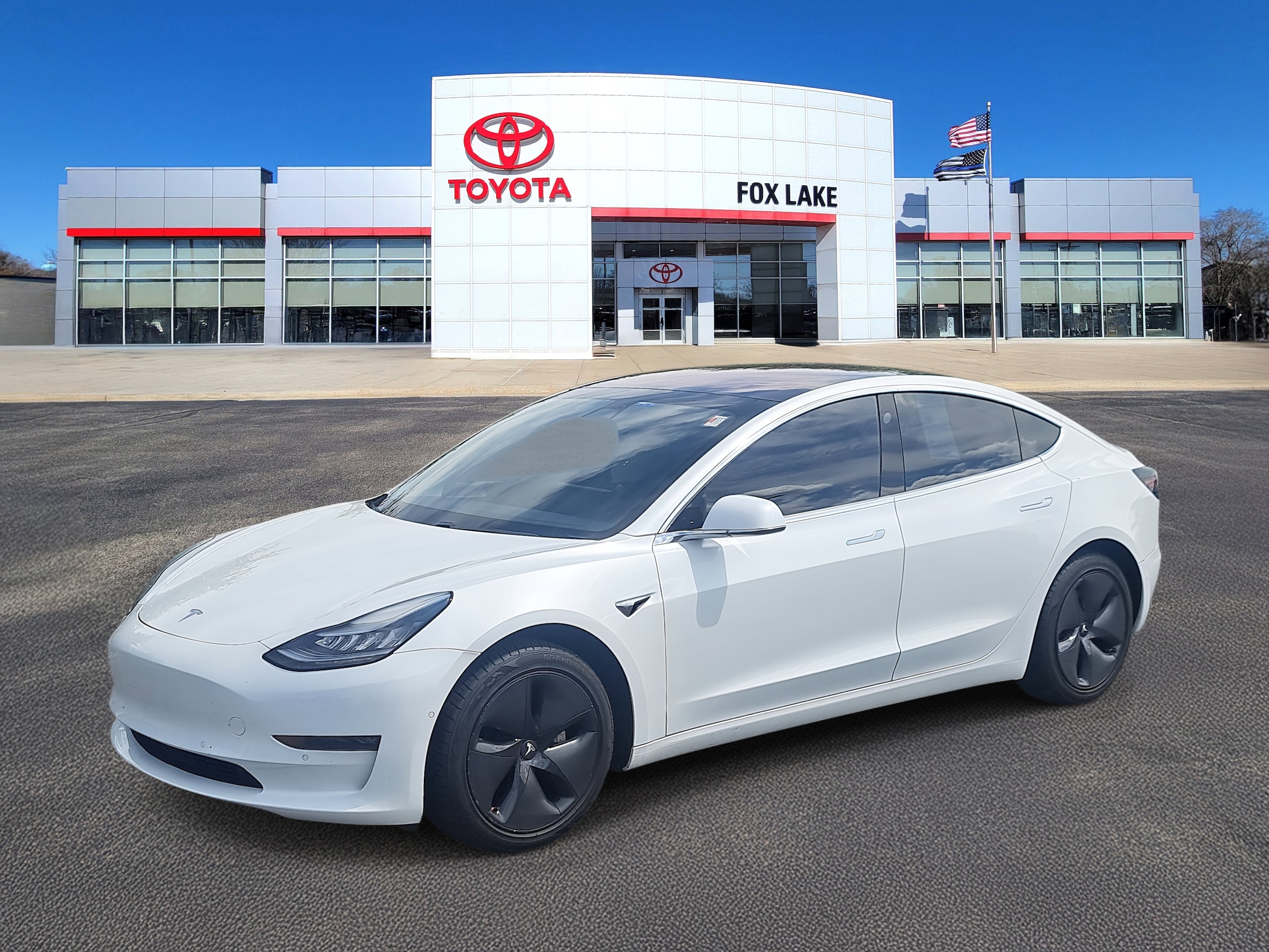 Used 2018 Tesla Model 3 Long Range with VIN 5YJ3E1EA2JF162284 for sale in Fox Lake, IL