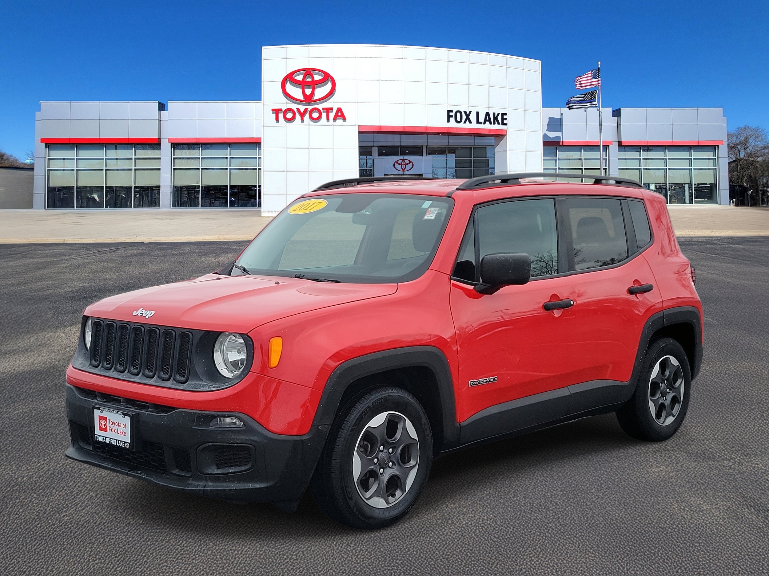 Used 2017 Jeep Renegade Sport with VIN ZACCJAAB6HPG05064 for sale in Fox Lake, IL