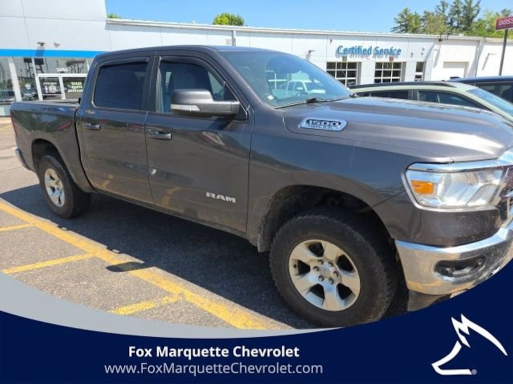 Used 2021 Ram 1500 Big Horn Crew Cab 4x4 57 Box Truck