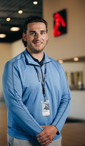 Staff member Hunter Whitaker from ID_ebe66d
