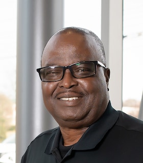 Staff member Michael Onwuegbuna from ID_6b3d9e