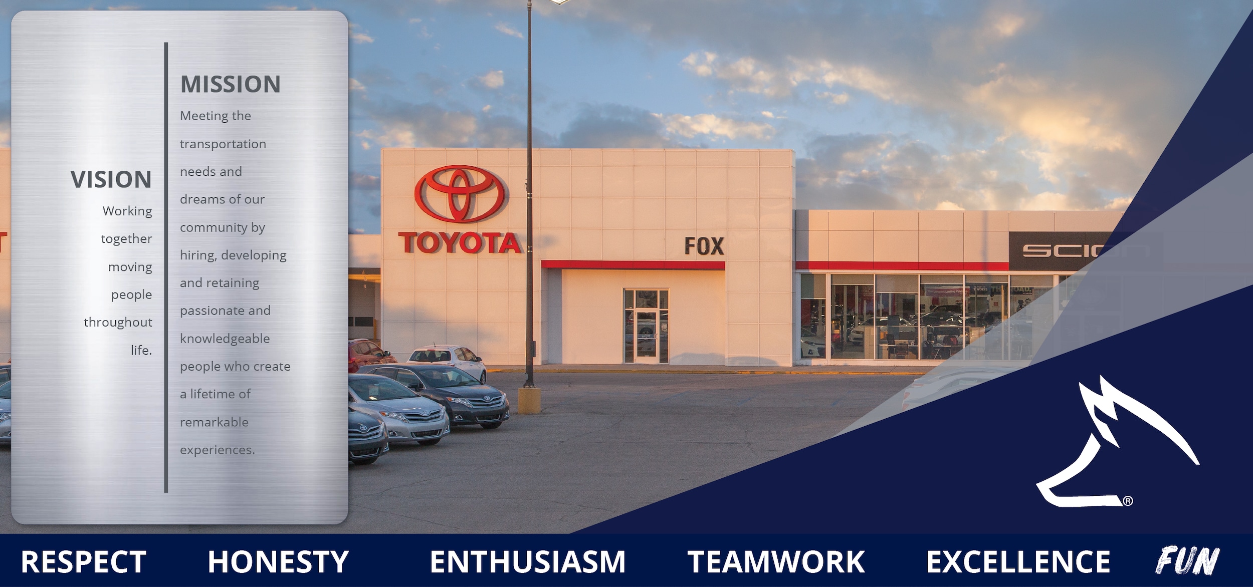 About Our Dealership | Fox Toyota of Cadillac