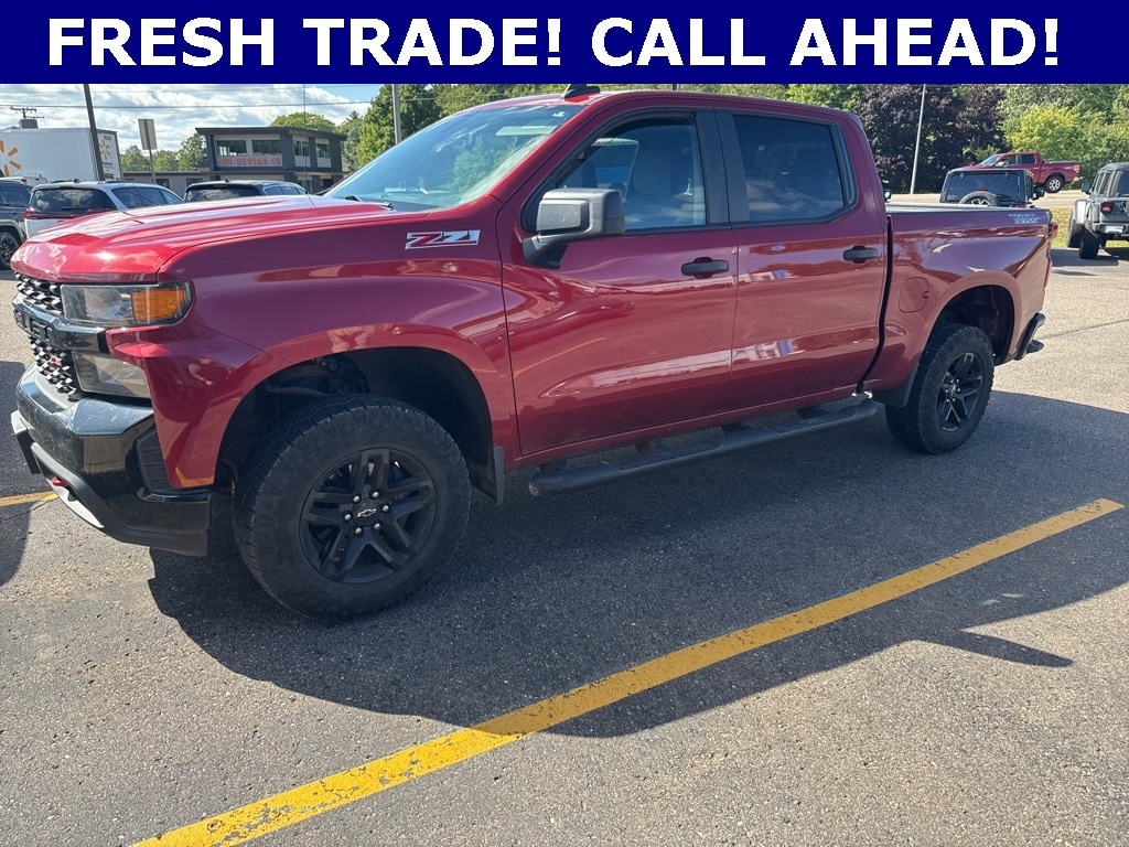 Used 2019 Chevrolet Silverado 1500 Silverado Custom Trail Boss Truck Crew Cab