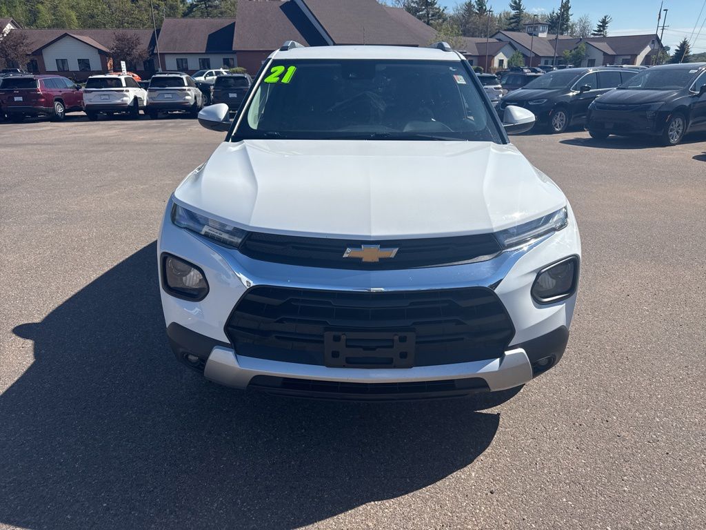 Used 2021 Chevrolet Trailblazer LT with VIN KL79MRSL4MB016524 for sale in Negaunee, MI