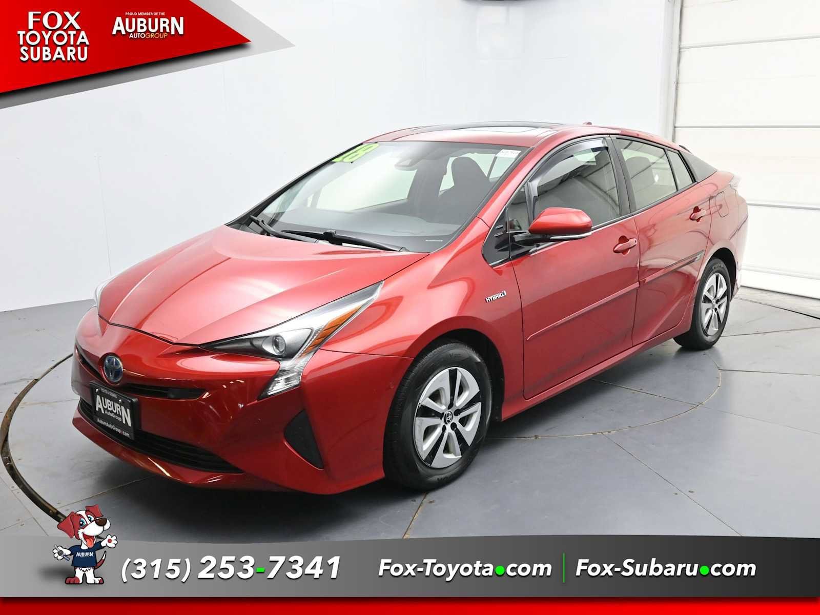 Used 2018 Toyota Prius Three with VIN JTDKARFU6J3057887 for sale in Auburn, NY