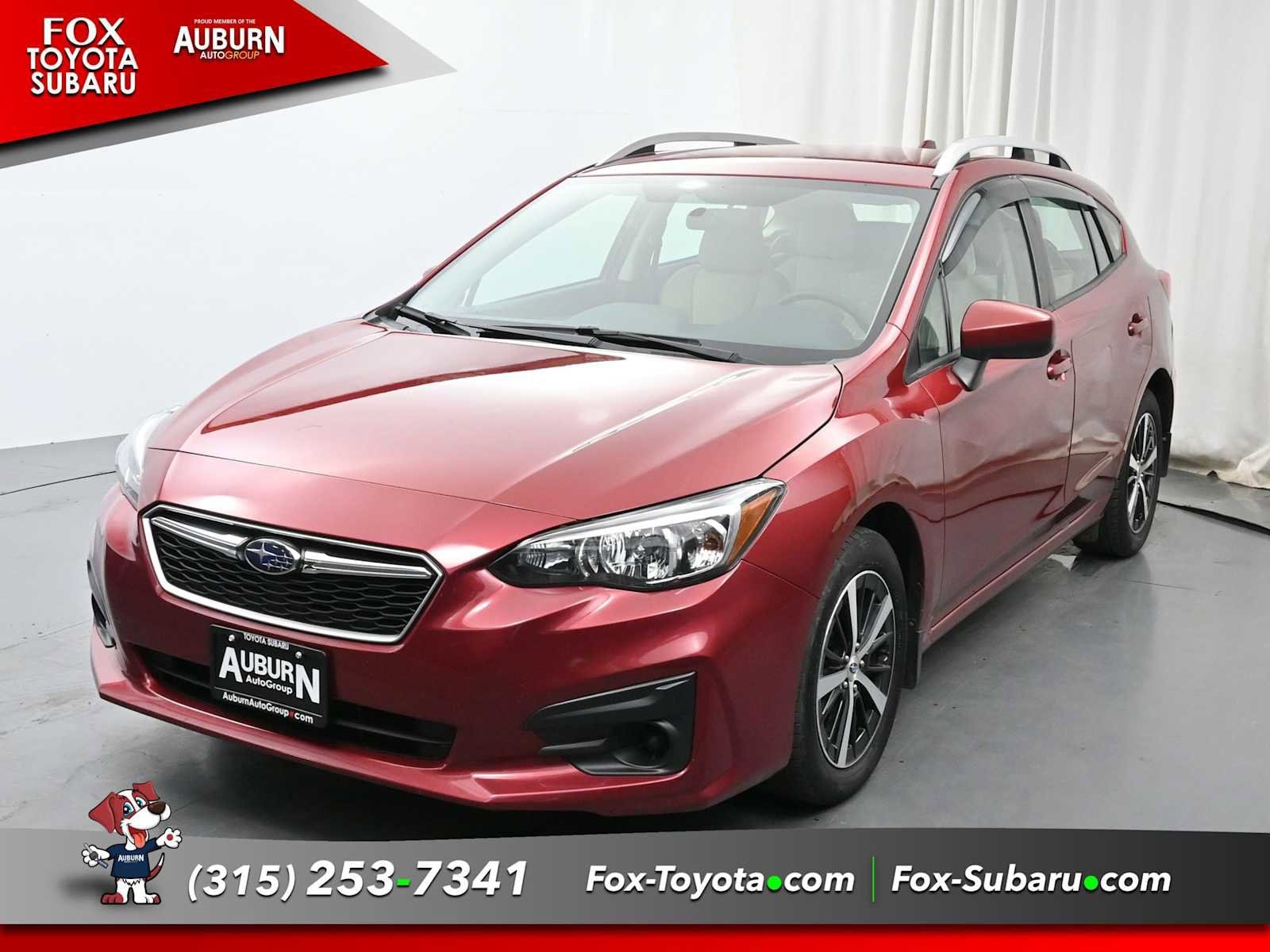 Used 2019 Subaru Impreza Premium with VIN 4S3GTAC65K3732685 for sale in Auburn, NY