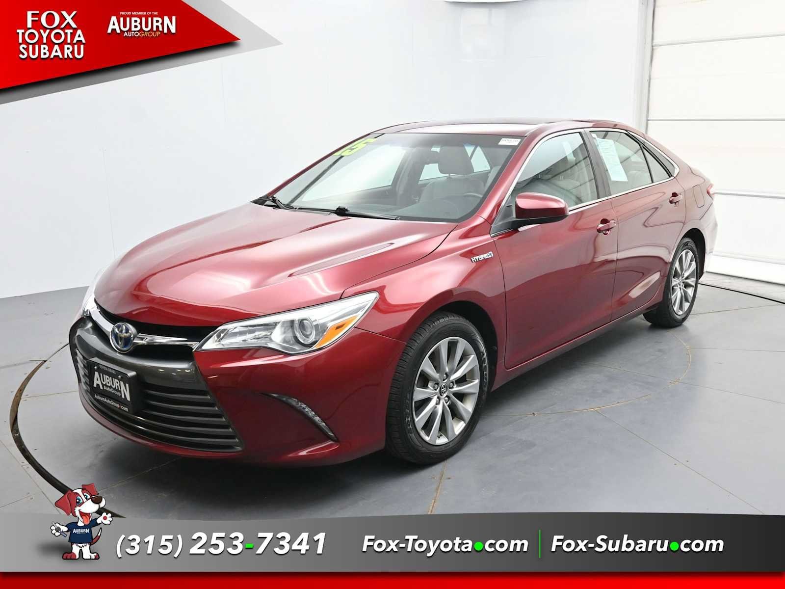 Used 2015 Toyota Camry XLE Hybrid with VIN 4T1BD1FK8FU156280 for sale in Auburn, NY