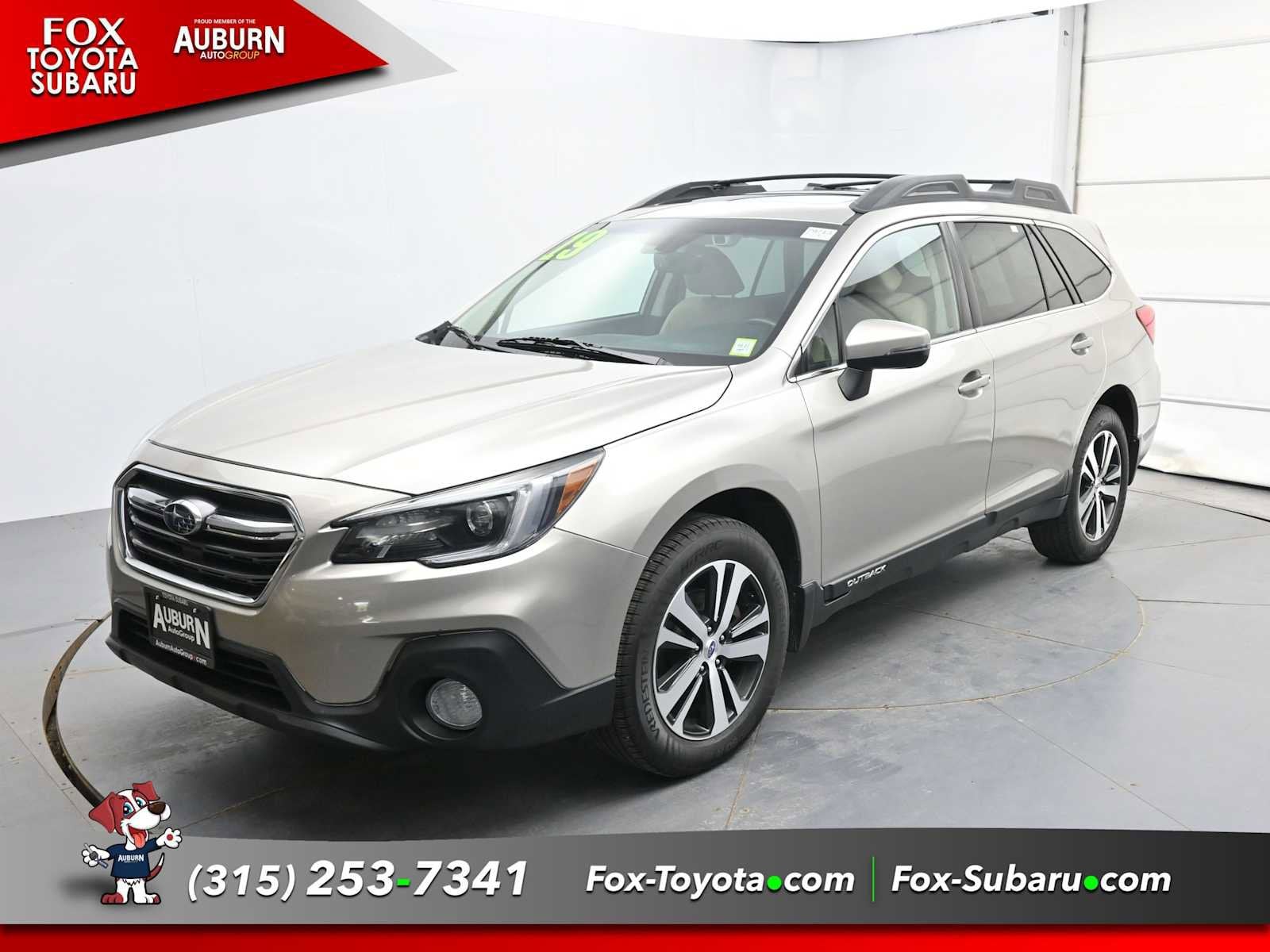 Used 2019 Subaru Outback Limited with VIN 4S4BSANC6K3277969 for sale in Auburn, NY