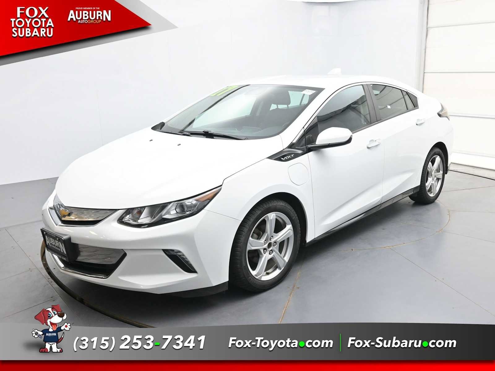 Used 2017 Chevrolet Volt LT with VIN 1G1RC6S54HU200449 for sale in Auburn, NY