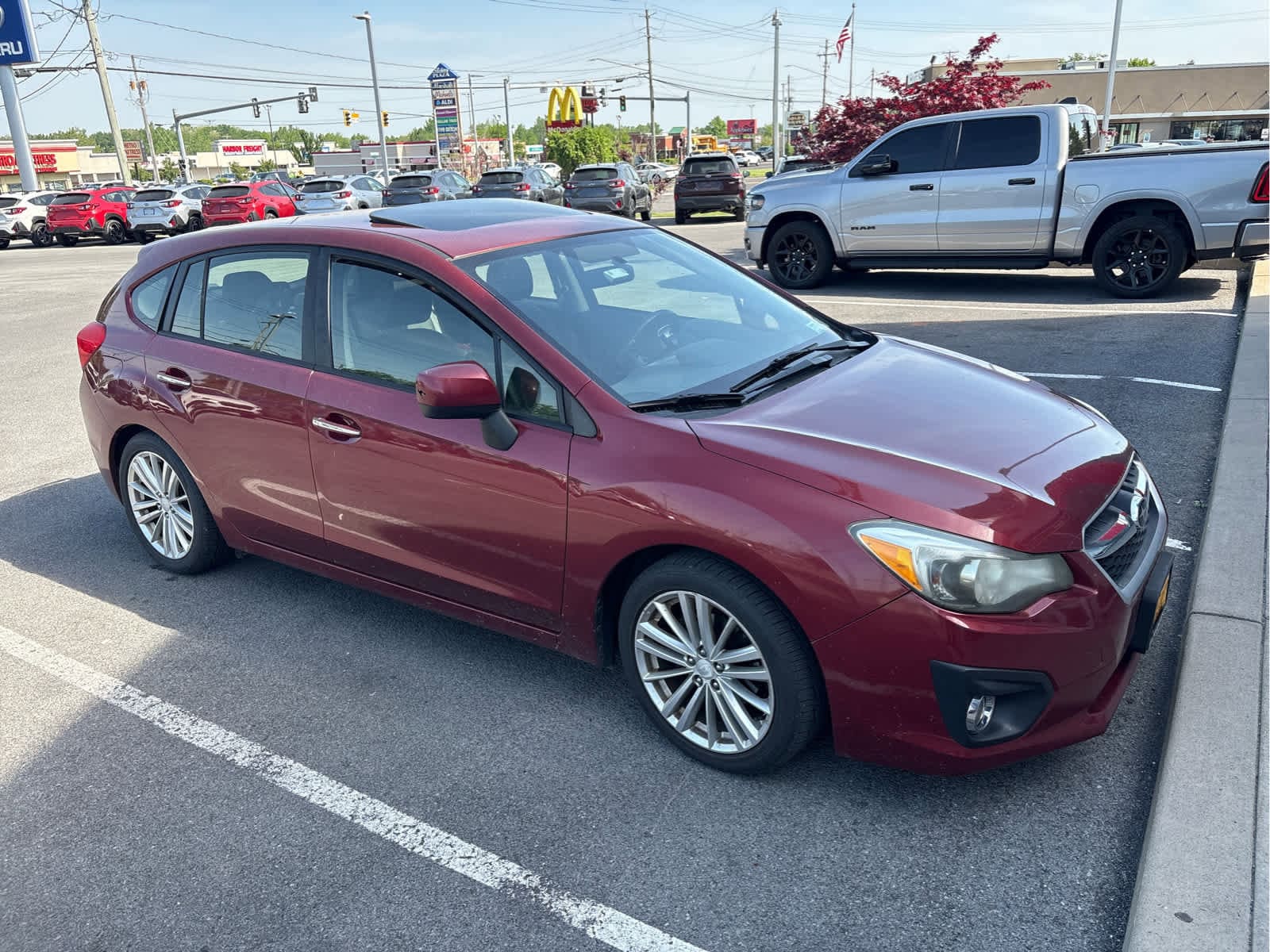 Used 2013 Subaru Impreza 2.0I Limited with VIN JF1GPAH68D2804412 for sale in Auburn, NY