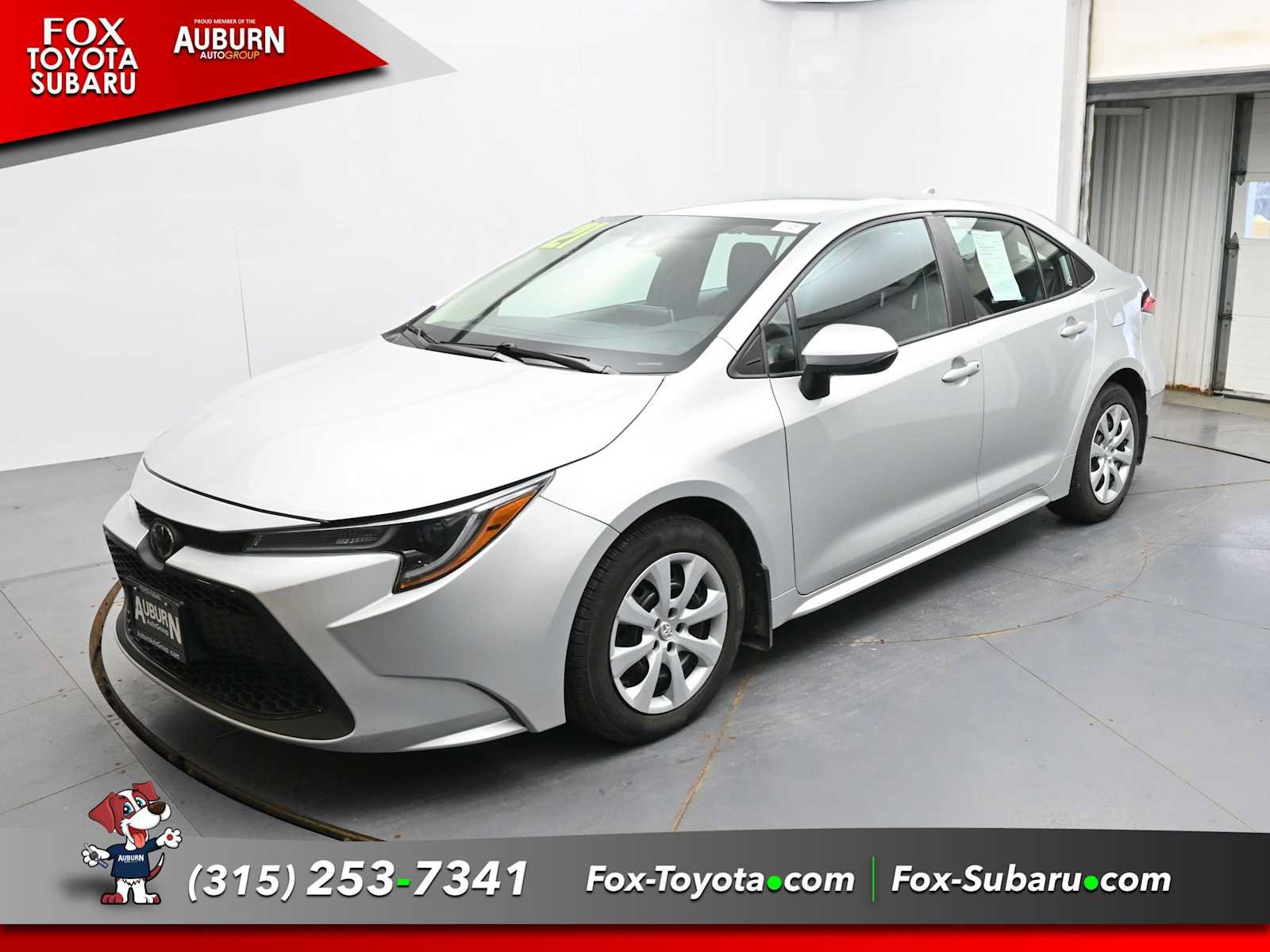 Used 2021 Toyota Corolla LE with VIN 5YFEPMAE9MP172302 for sale in Auburn, NY