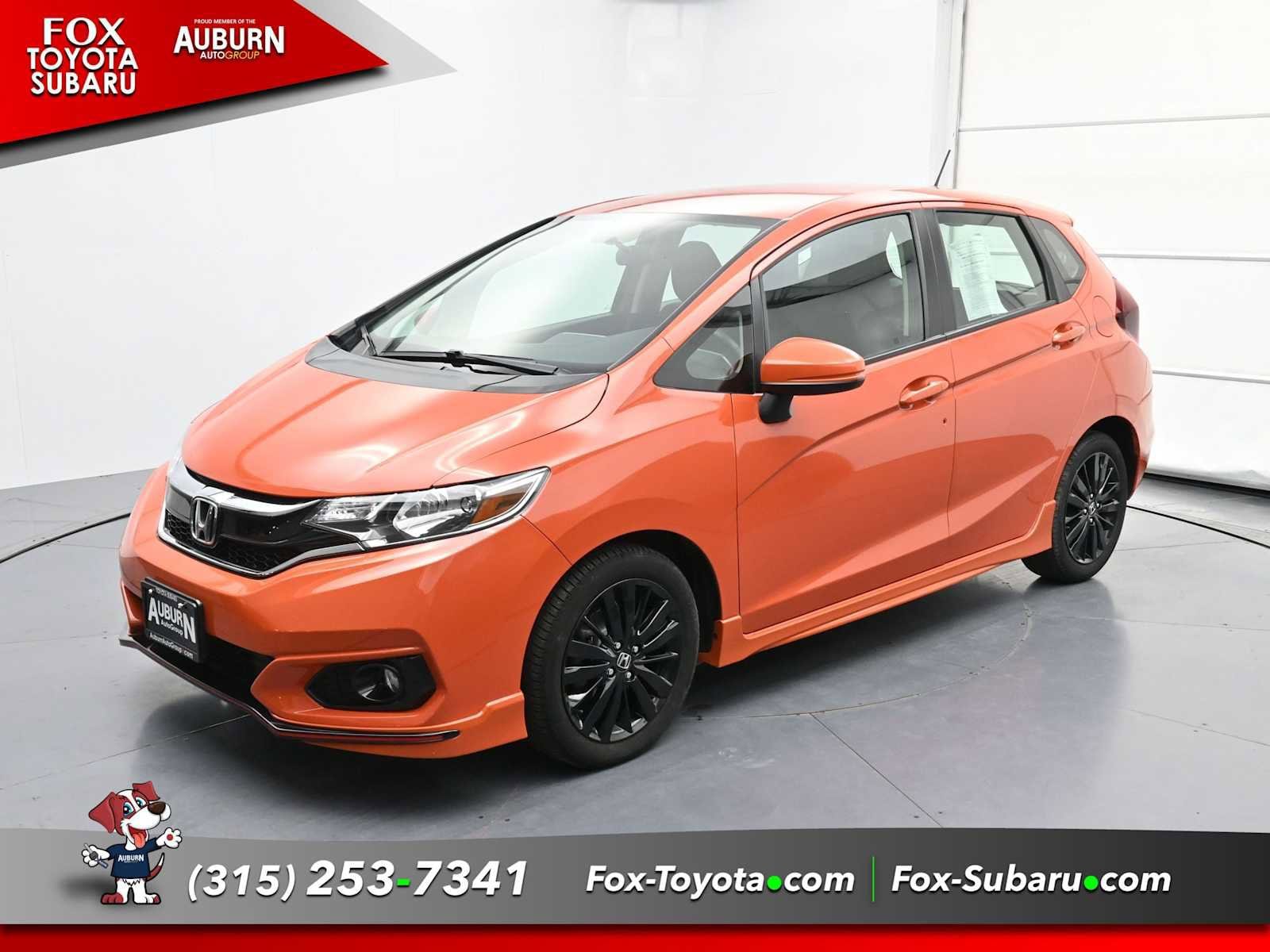 Used 2018 Honda Fit Sport with VIN 3HGGK5G61JM725087 for sale in Auburn, NY