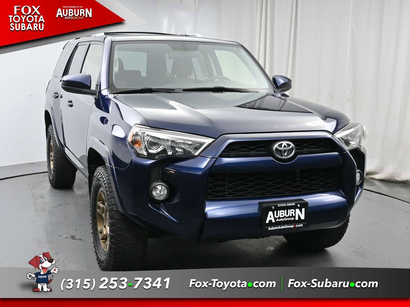 Used 2018 Toyota 4Runner SR5 with VIN JTEBU5JR5J5483511 for sale in Auburn, NY