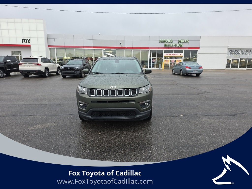 Used 2020 Jeep Compass Latitude with VIN 3C4NJDBB9LT123117 for sale in Cadillac, MI