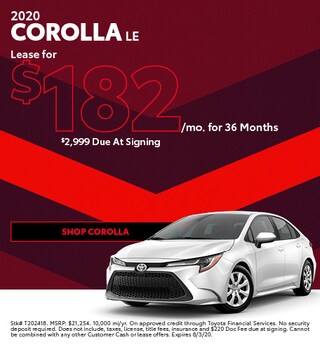 Toyota Corolla Lease Deals | Fox Toyota of Rochester Hills