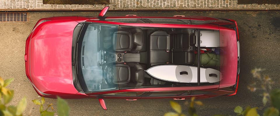 A 2019 Toyota RAV4 cargo space