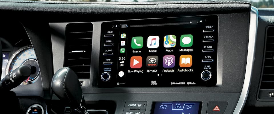 2019 Toyota Sienna Infotainment System The infotainment system in the 2019 Toyota Sienna