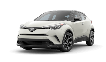 A white 2019 Toyota C-HR