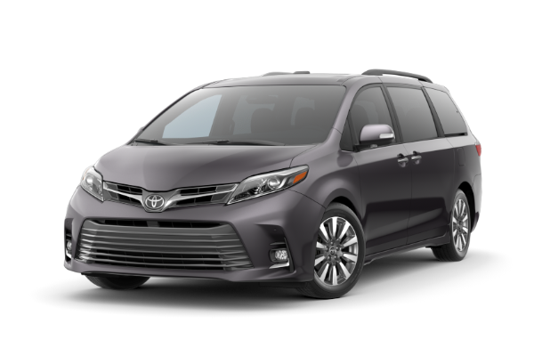 A grey 2019 Toyota Sienna Limited