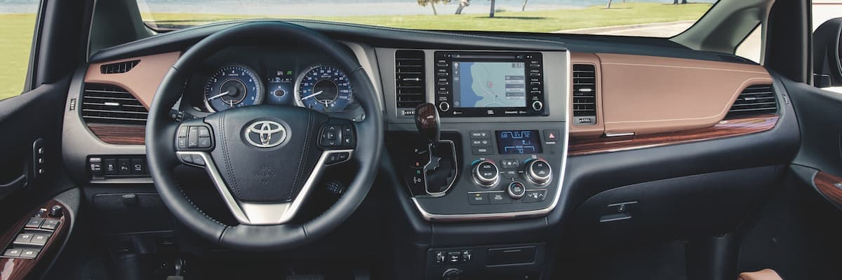 The interior of the 2019 Toyota Sienna