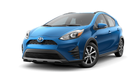 A blue 2019 Toyota Prius