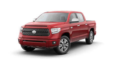 A red 2019 Toyota Tundra