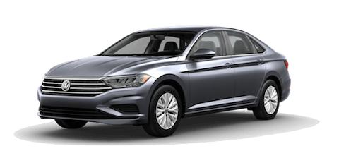 A silver 2019 VW Jetta
