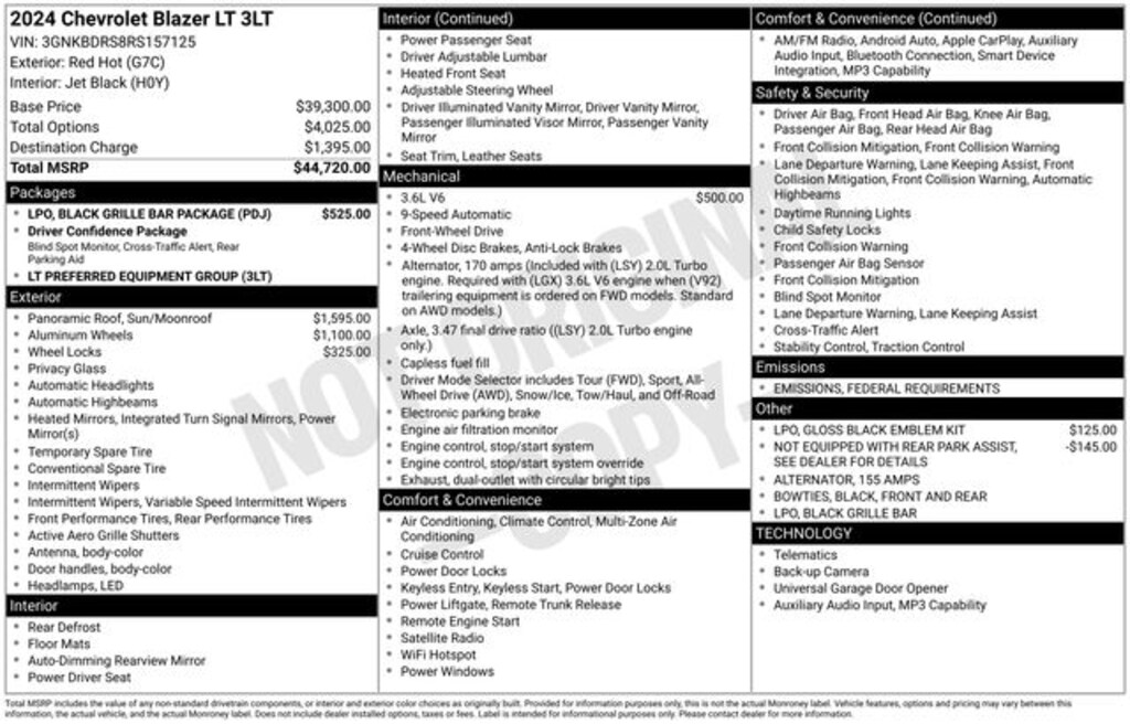 Used 2024 Chevrolet Blazer LT w/3LT SUV