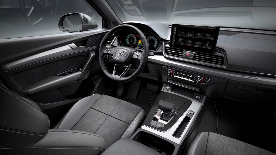 Le cockpit de l'Audi Q5.