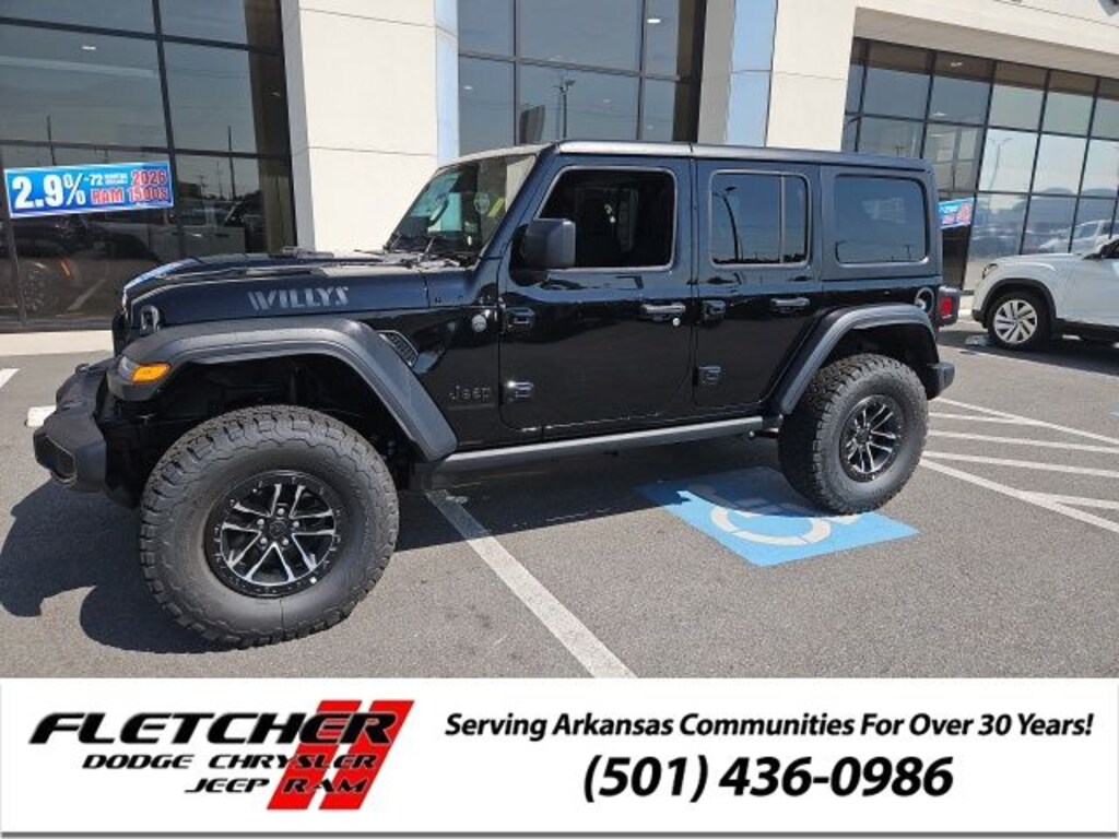 New 2026 Jeep Wrangler 4-DOOR WILLYS Sport Utility